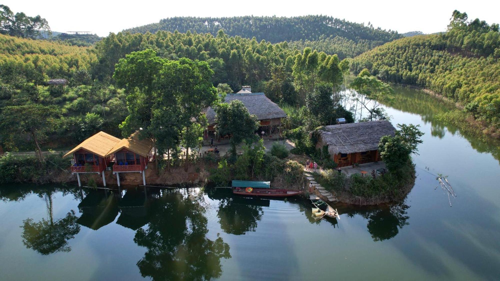 Giangtien Homestay-Vulinh Farmstay-Bungalow Yen Binh ภายนอก รูปภาพ